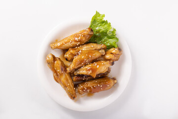 鶏手羽中の甘辛焼き