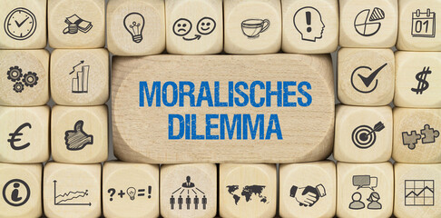 Moralische Dilemma	 - obrazy, fototapety, plakaty