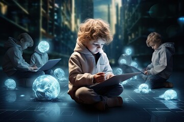 Alpha Generation concept background