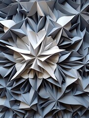 Intricately Folded Origami Wall Art: Exquisite Paper Designs to Inspire