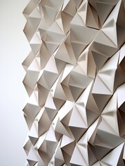Origami Serenity: Japanese-inspired Wall Art that Showcases Mastery of Paper Folding