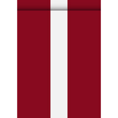 latvia flag or pennant isolated on white background. Pennant flag icon.