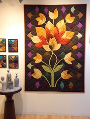 Quilted Wall Art: Redefining Traditional Quilting Patterns with Striking Wall Displays
