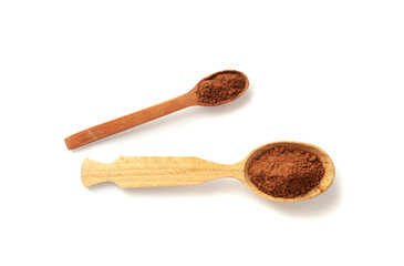 Cocoa Powder Isolated, Cacao Dust Pile, Dry Ground Cocoa Beans, Cocao Powder Pile for Chocolate