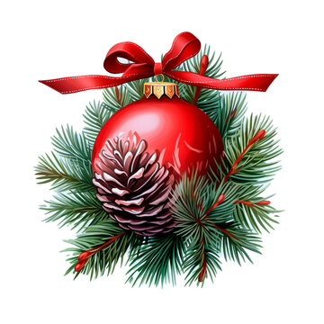 Graphics Christmas, New Year holiday individual images snowflake Santa Claus 