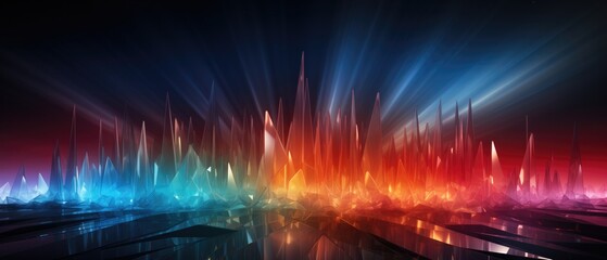 Spectral Light Style Backgrounds feature patterns resembling the dispersion of light through a prism—an artistic representation of the vibrant spectrum.