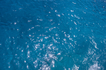 blue water background swimming pool