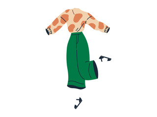 Clothes vector illustration. Clothes donation embodies spirit generosity and community support Garments fashioned from sustainable materials align with ethical fashion choices The clothes