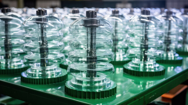 Electrical insulators ready for sale or delivery to the buyer