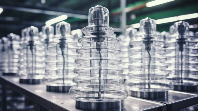 Electrical insulators ready for sale or delivery to the buyer