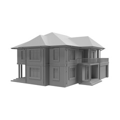 3d render of a house