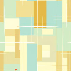Minimal colorful shapes repeat pattern