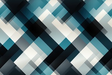 checkered seamless pattern on a blue black plaid shirt of tartan lumberjack on a white background - obrazy, fototapety, plakaty