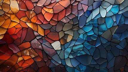 Immerse in the Artisan Mosaic Style Backgrounds—handcrafted mosaic patterns showcasing meticulous designs. A visual immersion into the artistry of handmade mosaics.