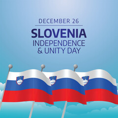 Slovenia Pride. Vector Design Template for Independence & Unity Day Celebrations. Vector EPS 10 Included.
