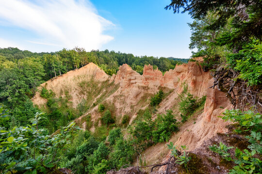 Sand Pyramids - Pjescane piramide close to Foca in Bosnia and Herzegovina.