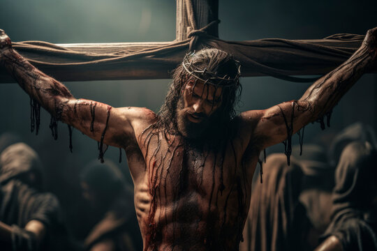 The crucifixion of Jesus
