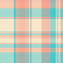 Fabric check seamless of texture pattern vector with a plaid textile tartan background.