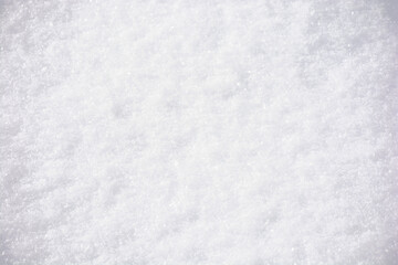 closeup texture of a white snow. cold nature outdoor background