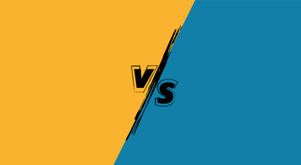 Versus comparison blank. Vs vector background template. © Syuzann q