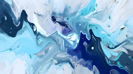 Blue pastel liquid smoke waves as abstract background wallpaper.