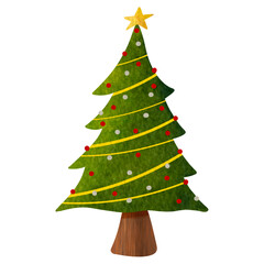 Christmas Tree Watercolor