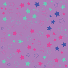 seamless pattern with stars