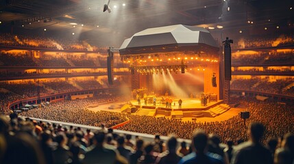 ライブに参加する人々