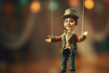 Puppetry marionette background