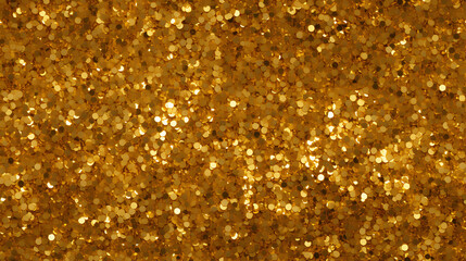 Gold glitter powder, dusted pattern - Seamless tile. Endless and repeat print.