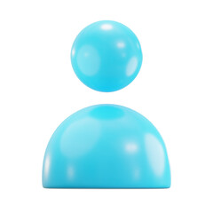 User Account 3D Illustration