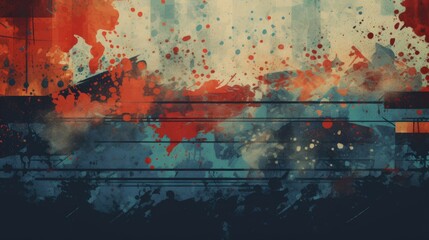 Dirty grunge color background from splashes