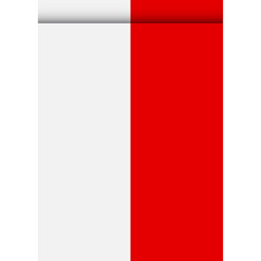 Monaco flag or pennant isolated on white background. Pennant flag icon.