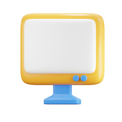 Monitor 3D Illustration