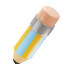 Pencil 3D Illustration