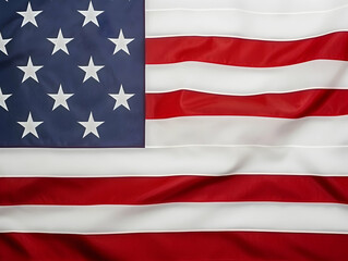 Obraz premium United state of america national flag background, USA flag weaving made by silk cloth fabric, USA background, ai generated image