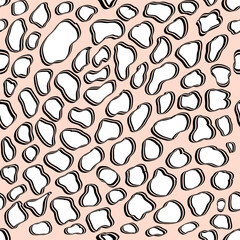 Terrazzo seamless pattern. Repeating spots, shapes background.Modern trendy abstract print. Design for fabric, wallpaper, textile, wrapping paper, packaging.