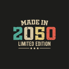 Made in 2050 limited edition t-shirt design