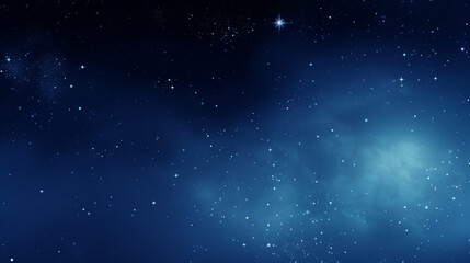 Fototapeta na wymiar Milky Way, stars, planets and nebula. Space blue background