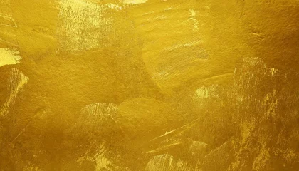 Fototapeten gold concrete wall on background texture © Robert