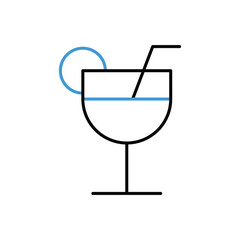 Juice icon vector stock illustration