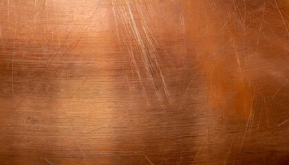 copper background there are scratches on the copper surface - obrazy, fototapety, plakaty