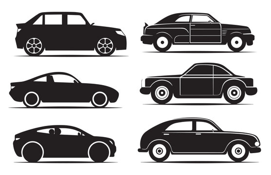 car silhouettes. Car icon for your company.