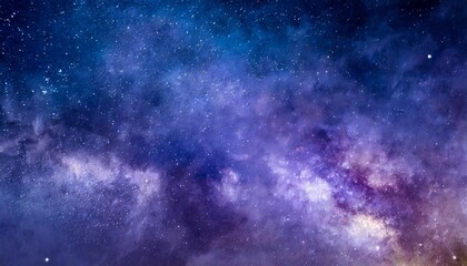 Obraz na płótnie Canvas nebula and stars in night sky web banner space background