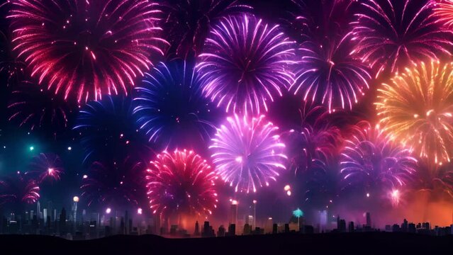 華麗な打ち上げ花火,Generative AI	