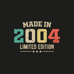 Made in 2004 limited edition t-shirt design