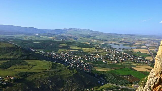 Migdal the village where Mary Magdalene lived near Lake Tiberias, Sea of Galilee