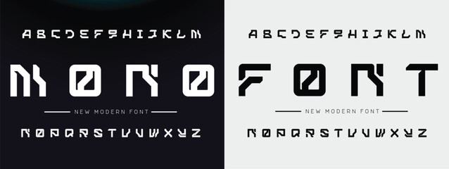 Modern Bold Font. Regular Italic Number Typography urban style alphabet fonts for fashion, sport, technology, digital, movie, logo design, vector illustration.