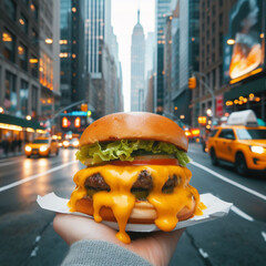 Cheese Burger in the City