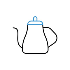  Kettle icon vector stock illustration